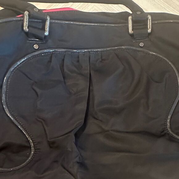 Lululemon Navy Blue with Hot Pink Trim Gym/Bowling Bag - Picture 4 of 7